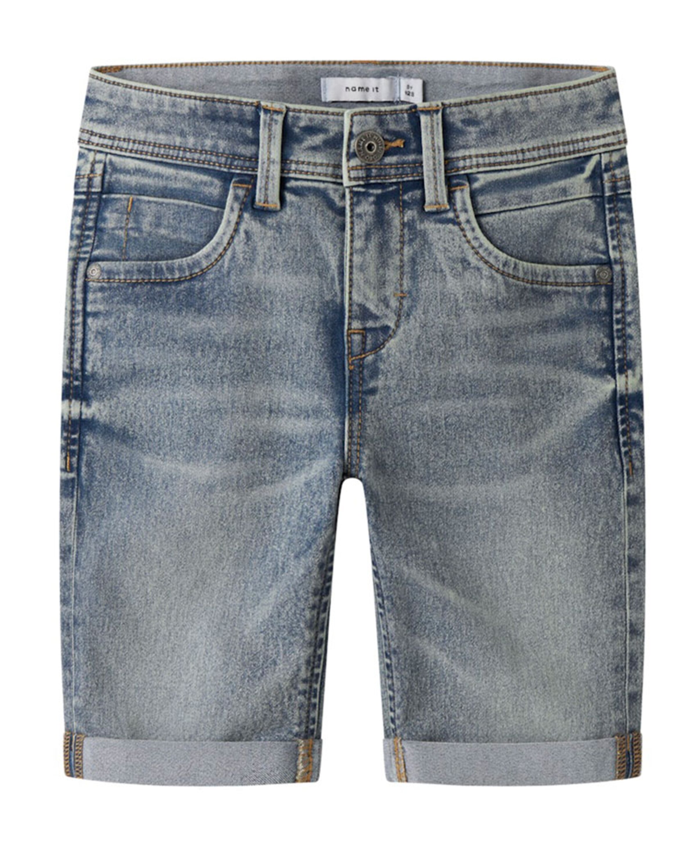 Name it NKMSILAS SLIM DNM L SHORTS 2272-TX NOOS jongens korte broek blauw