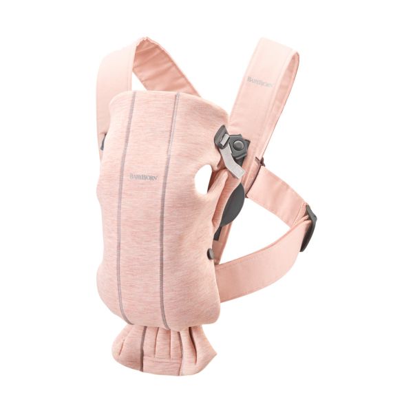 BabyBjörn Mini 3D Jersey Draagzak Lichtbeige