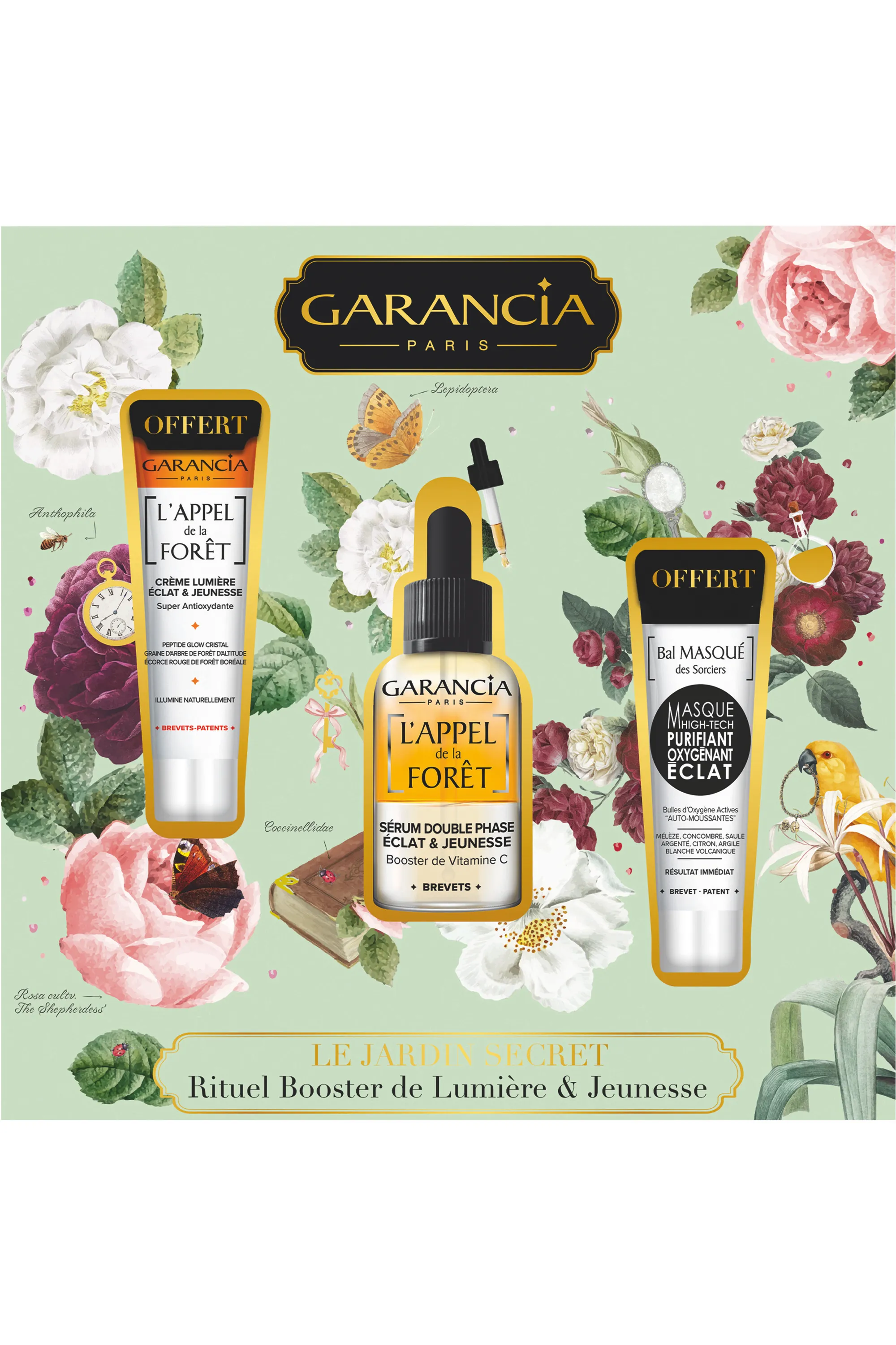 Garancia Coffret sérum éclat & jeunesse Appel de la Forêt + 2 mini soins offerts-50 ml