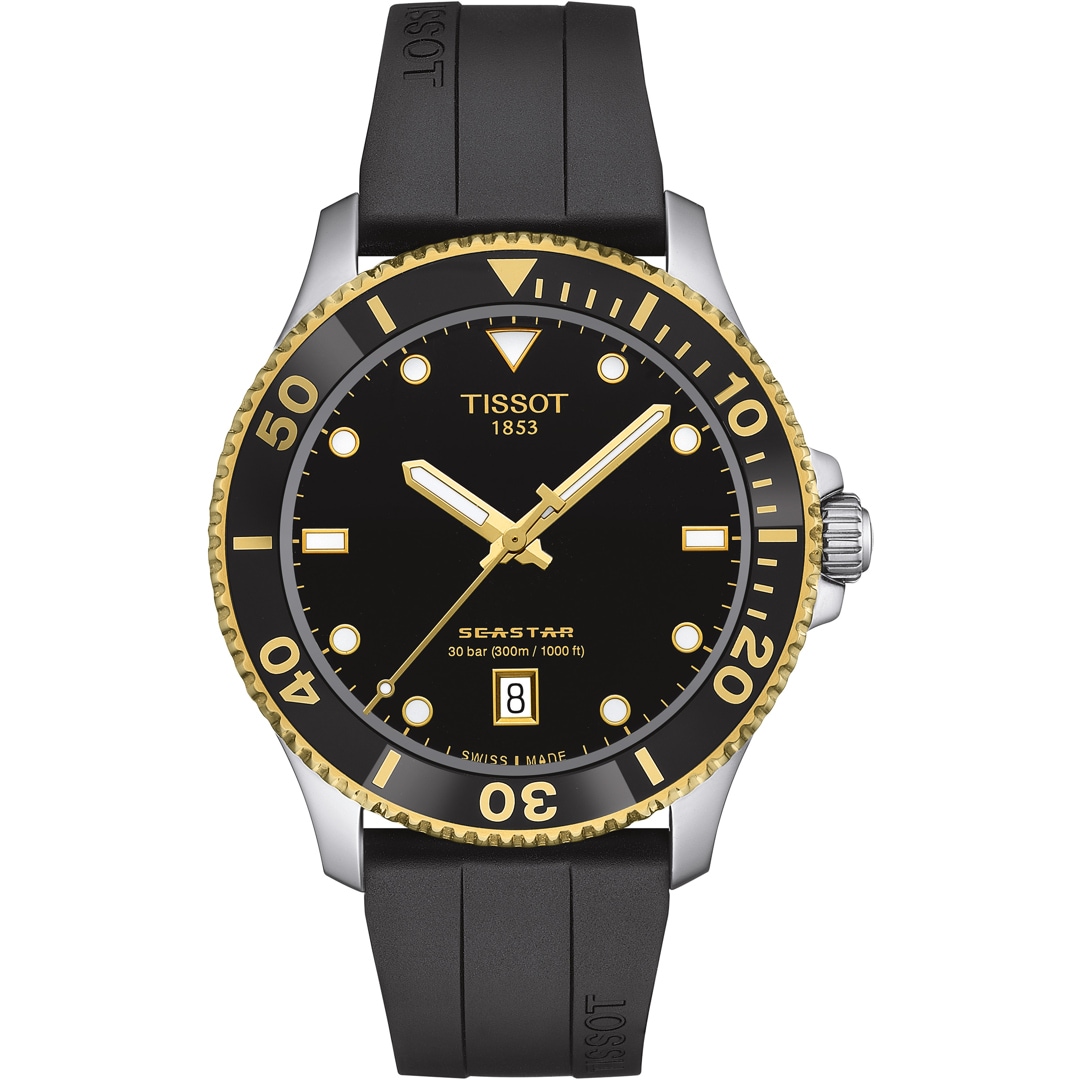 Tissot Seastar 1000 40mm Schwarz