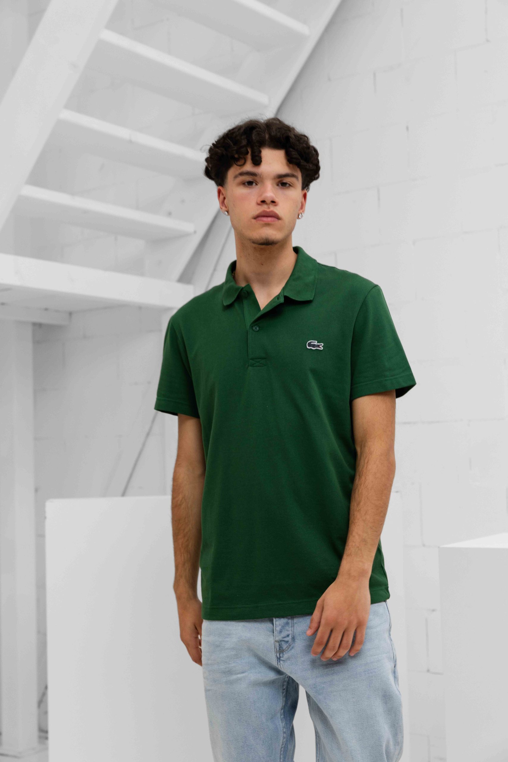 Lacoste Polo Heren Groen
