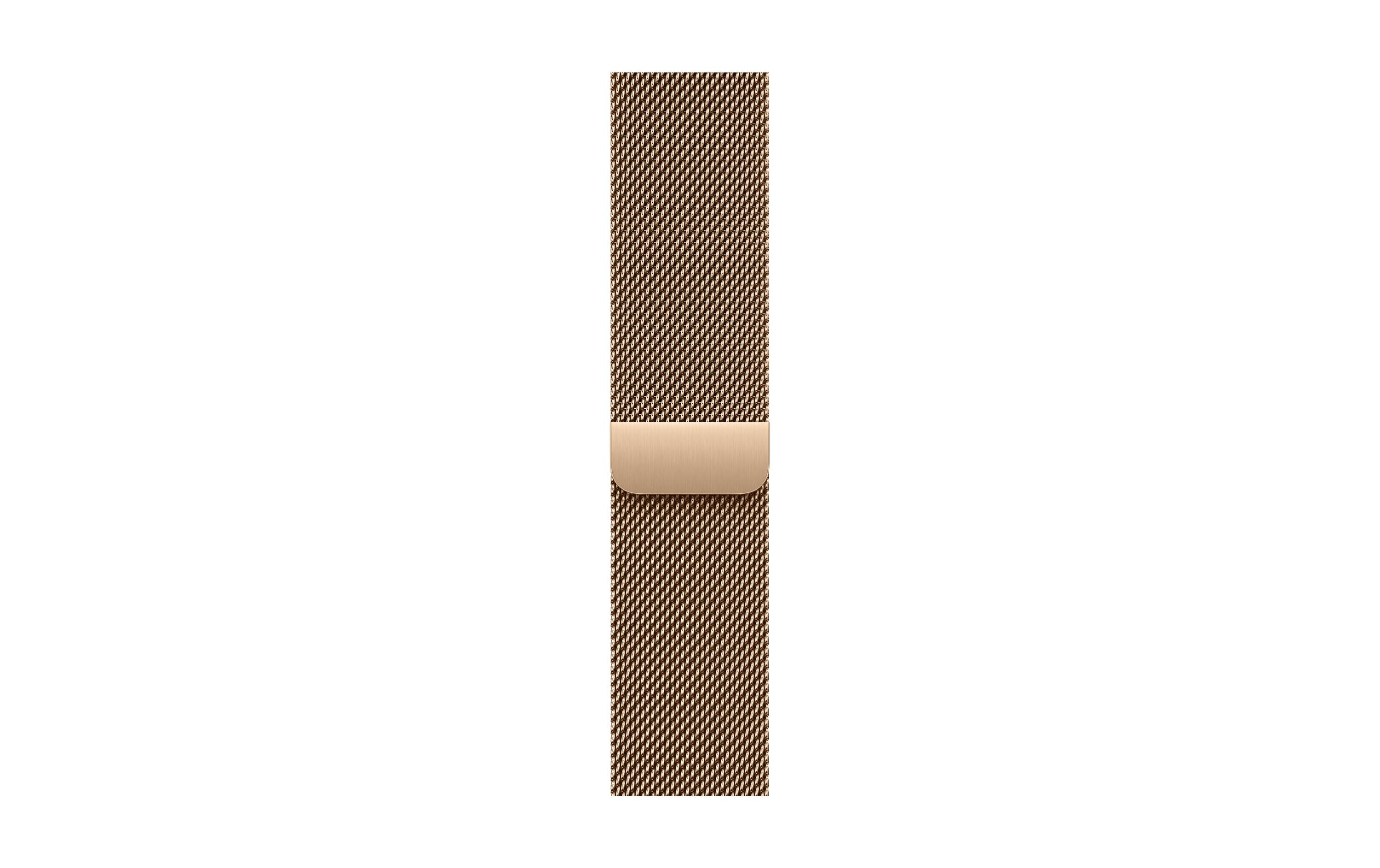 Milanese Loop 46 mm Gold M/LMetall-Armband zu Apple Watch 46 mm