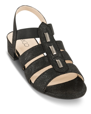 B&CO Damesandal med hæl Sort 4213102610