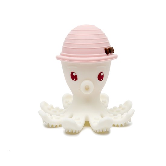 Jouet de dentition pieuvre   Rose pâle        de               Babytolove