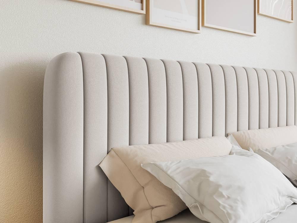NADUVI Collection Boxspring Adrien chenille met opbergvak 140x200