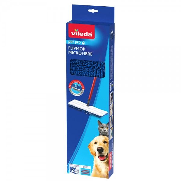 Vileda Pet Pro FlipMop Microfibre