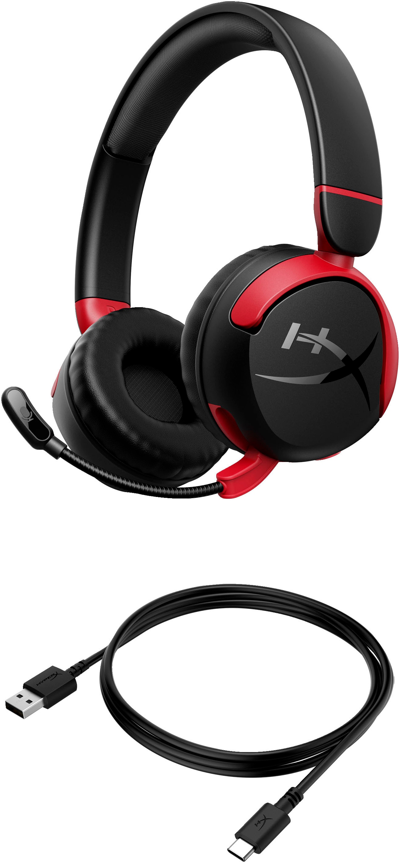 HyperX Gaming-Headset »Cloud Mini für Kids Wireless« A2DP Bluetooth | AVRCP Bluetooth | Bluetooth | HFP | HSP Stummschaltung