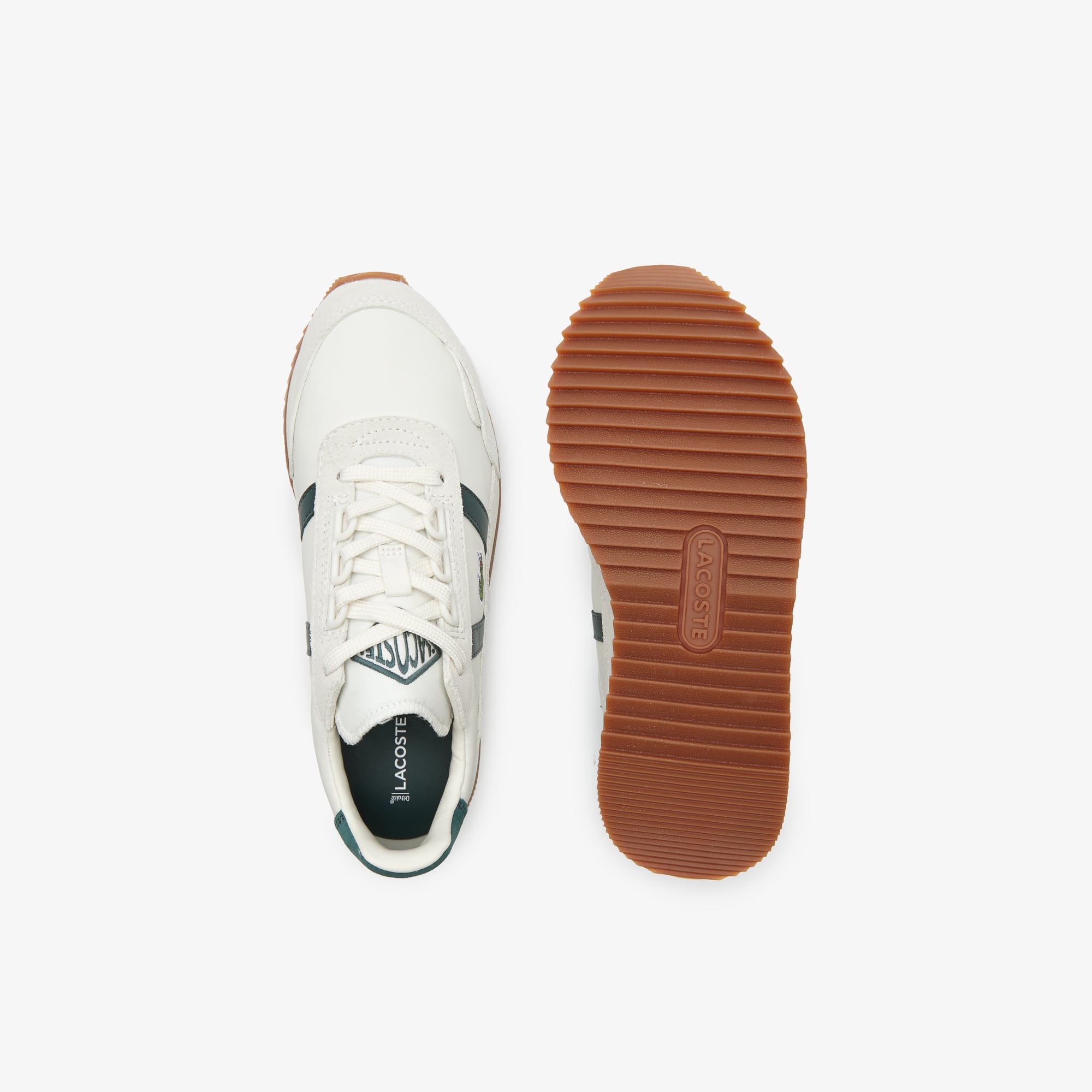 Sneakers Partner Retro femme en cuir Sneakers - Blanc - Lacoste - Femme