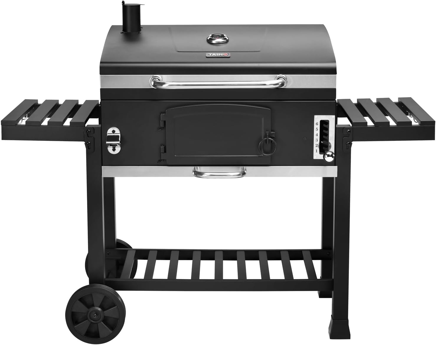 TAINO HERO XXL Smoker Holzkohle-Grill BBQ Grillwagen Standgrill