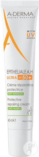 A-Derma Epitheliale Ultra Repair SPF50+ Crème Réparatrice Protectrice Anti-Marques 40ml