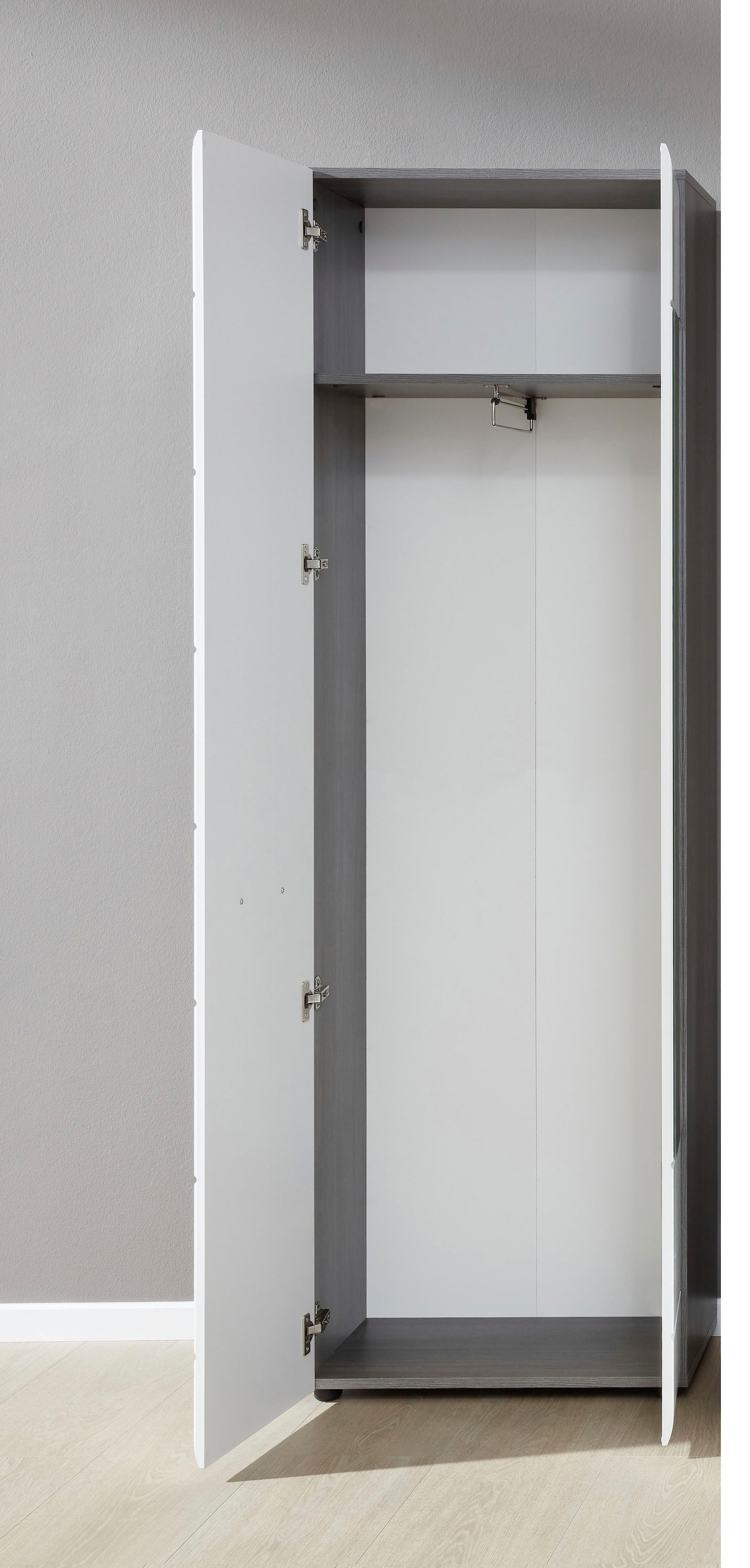 INOSIGN Garderobenschrank »Sovana« Garderobenschrank mit 2 Türen & Spiegel - (B/T/H) 60/36/191 cm