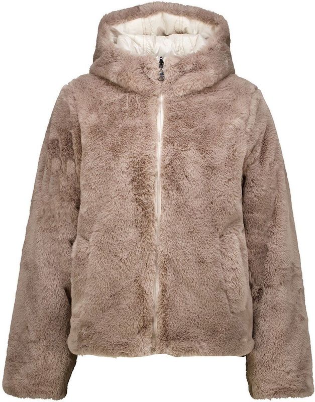 GARCIA - Omkeerbare Jas - Bruin - Imitatiebont - Waterafstotend