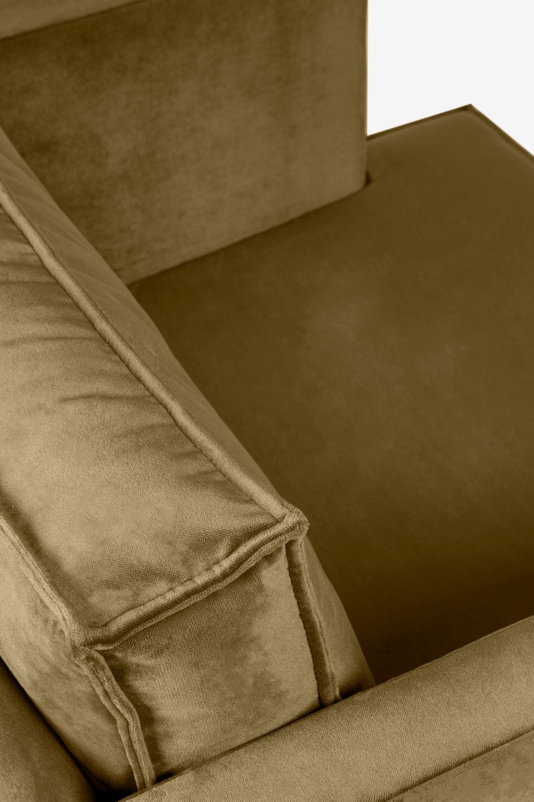 The Duchess velvet loveseat brons