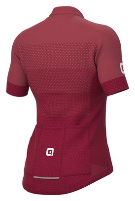 Maillot Manches Courtes Femme Alé Level Bordeaux