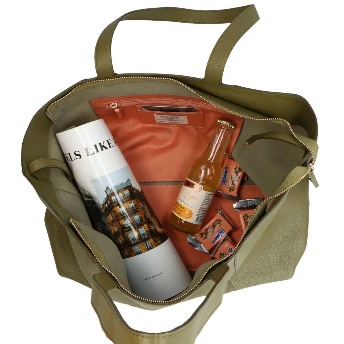 LouLou | Valerie | Leren shopper