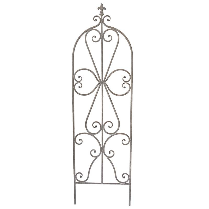 Treillage jardin fer romantique 33x127cm