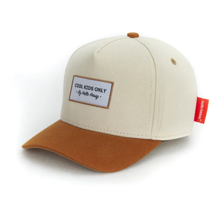 Hello Hossy Casquette Visière Courbée Unie | Beige