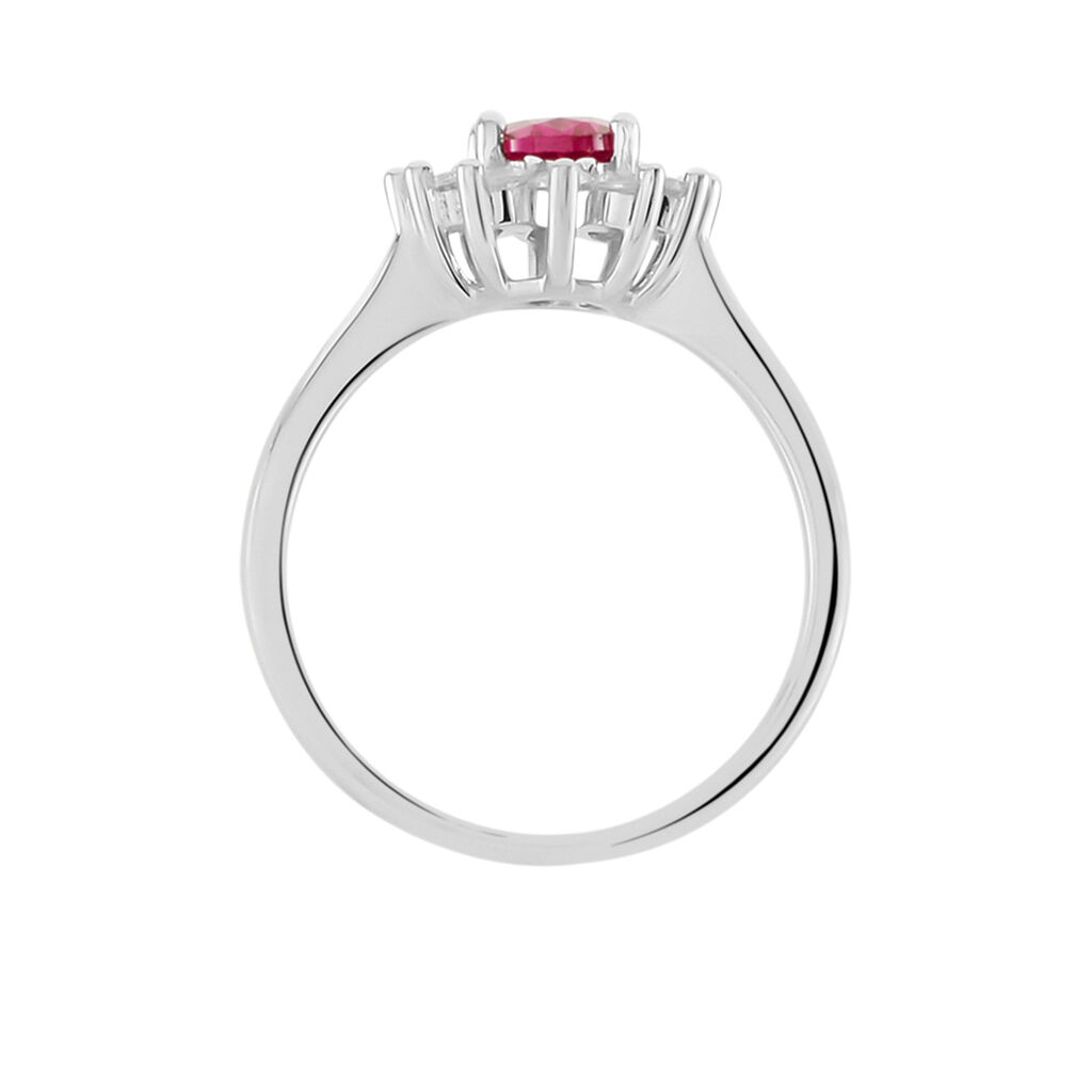 Bague Perez Argent Blanc Oxyde De Zirconium