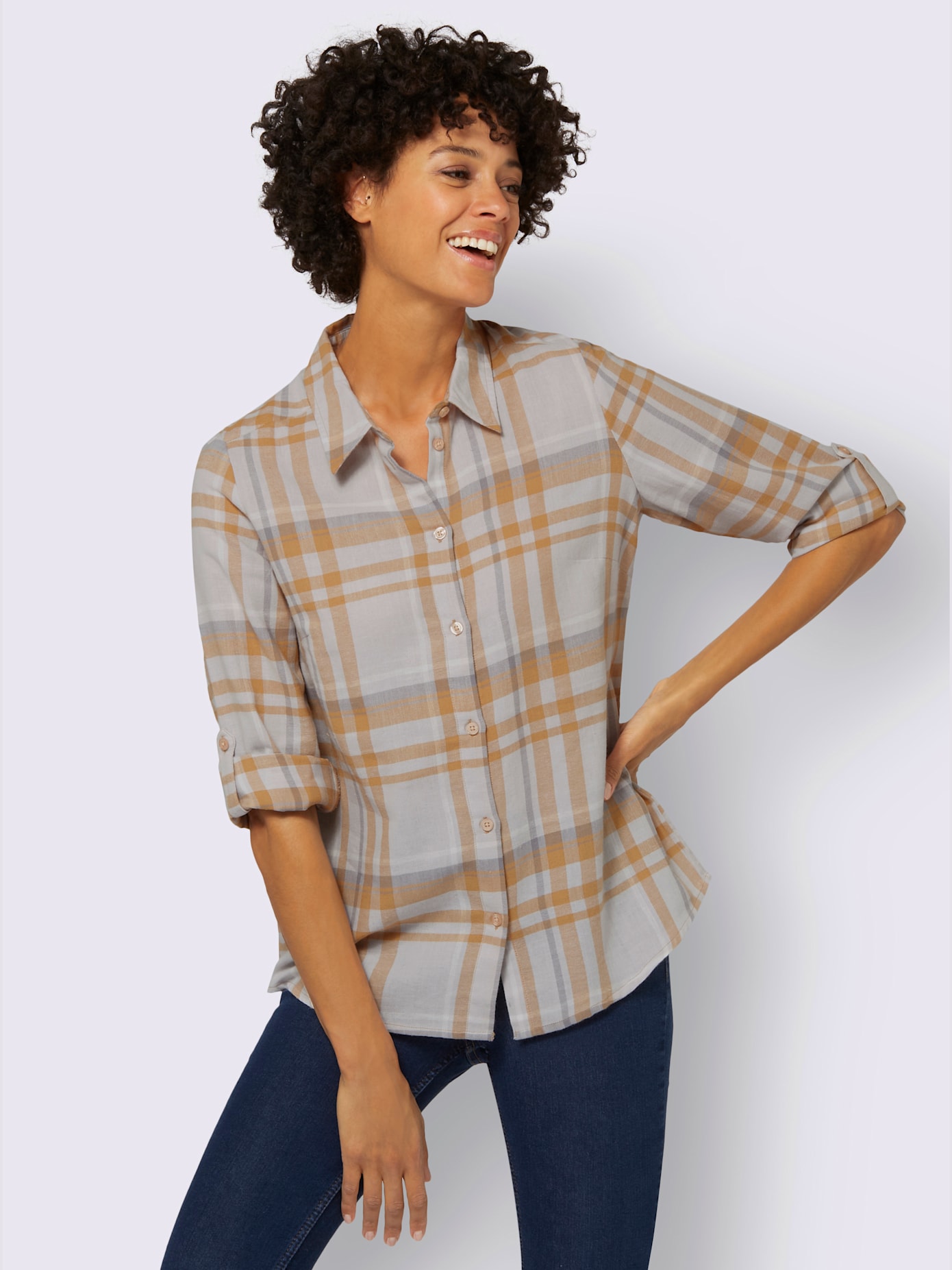 Chemisier en flanelle pur coton