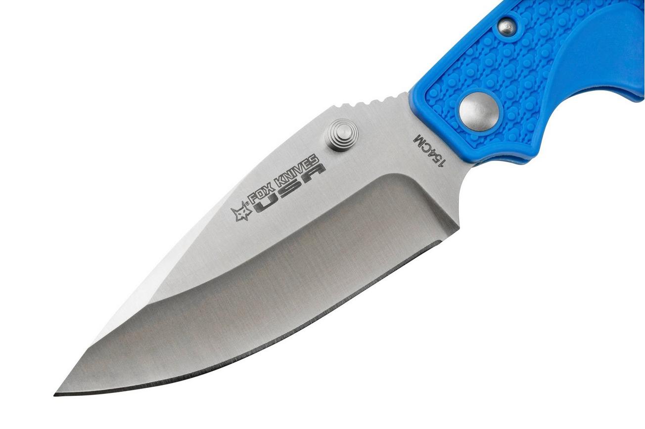 Fox Knives USA Forza Blue Clippoint FKU-AMI-CP BLU zakmes, Mike Vellekamp design