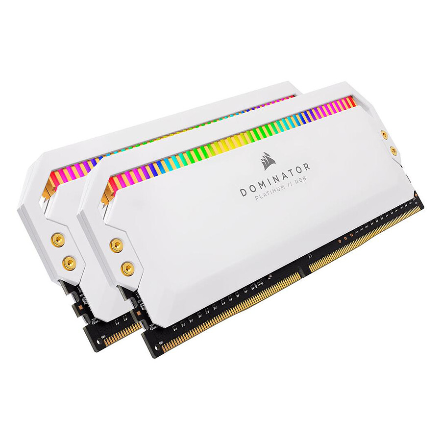 Corsair Dominator Platinum RGB White - 2 x 16 Go (32 Go) - DDR4 3600 MHz - CL18