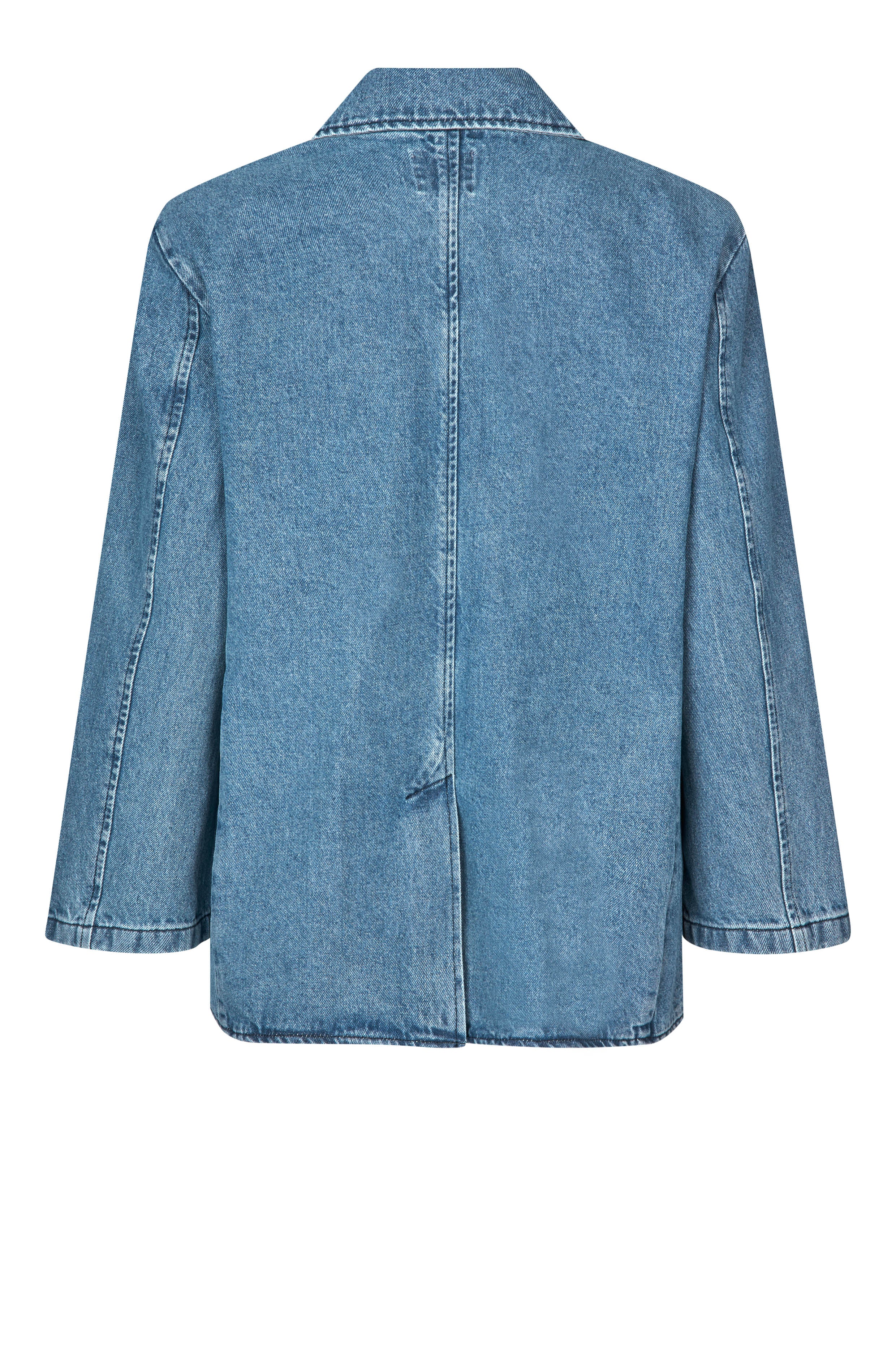 Second Female  Everly Denim blazer - blå