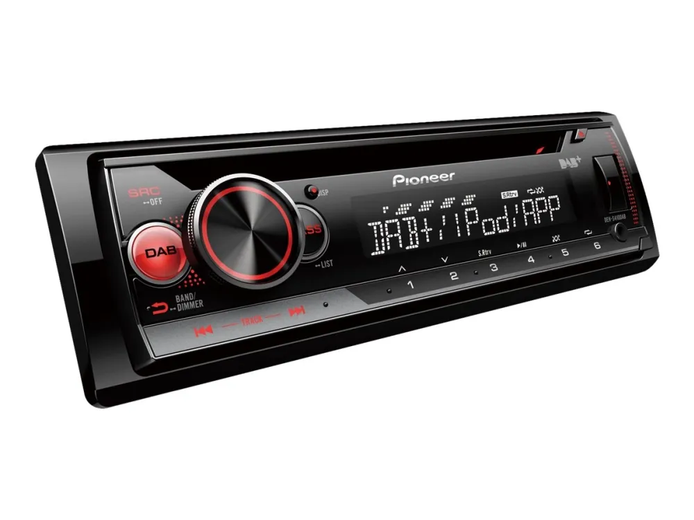 Pioneer DEH-S410DAB - Bil - CD-modtager - in-dash - Single-DIN - 50 watt x 4