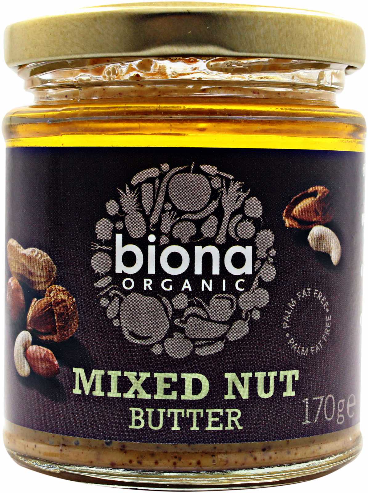 Manteiga de Nozes Mistas Orgânica Biona 170g