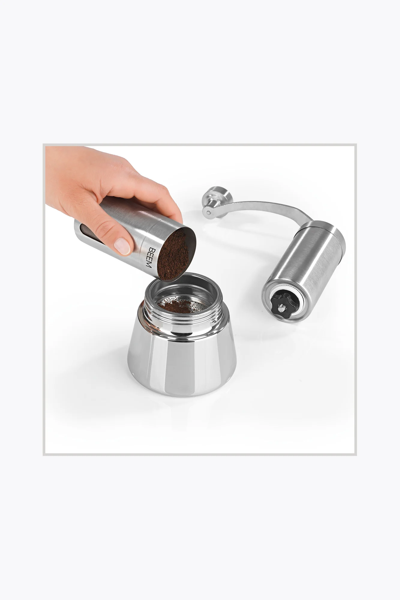 BEEM Kaffeemühle manuell 40g Edelstahl