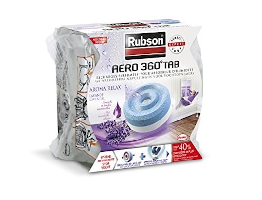RUBSON - Aero 360° aroma recharge en tabs à la lavande pour absorbeur...