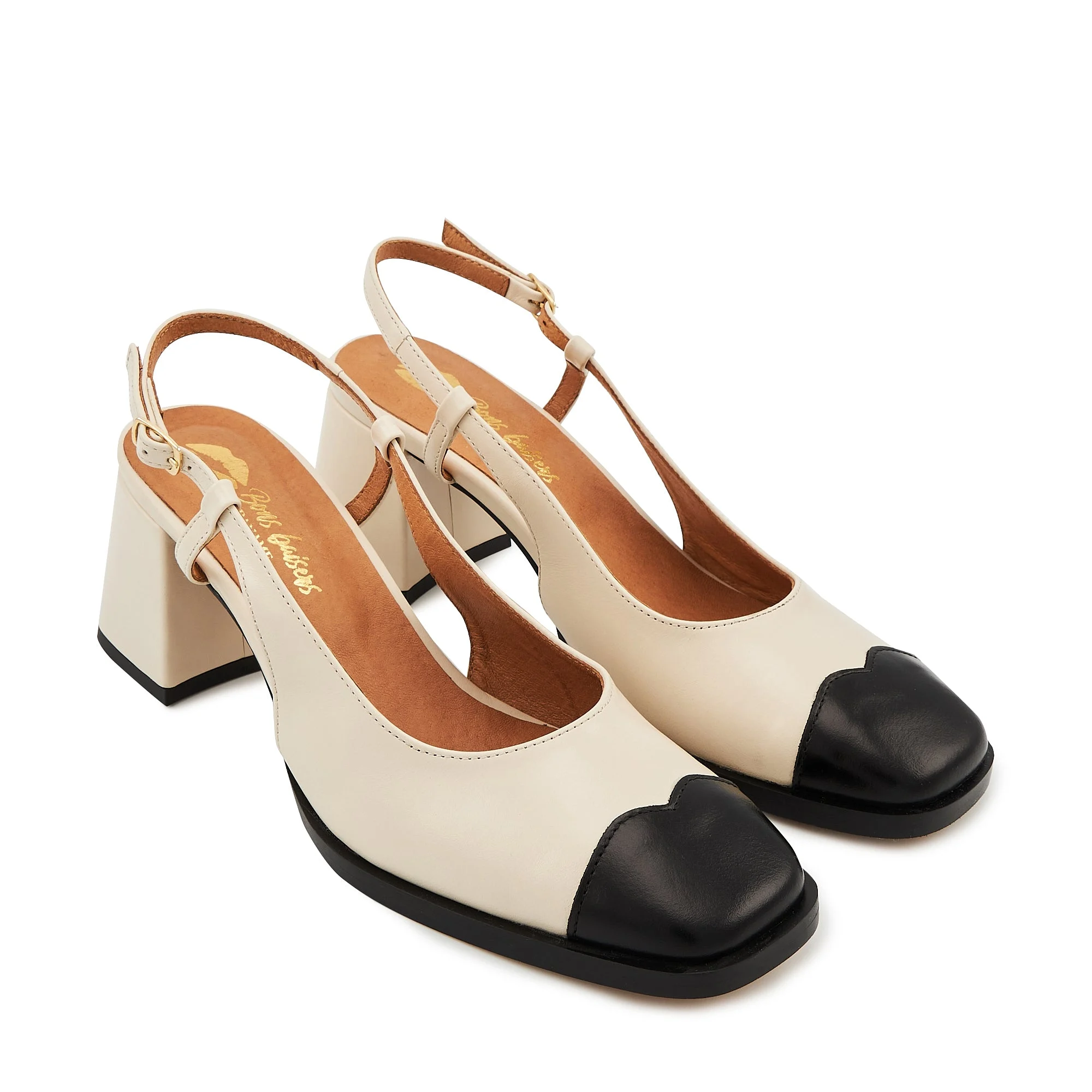 DENISE CUIR - Escarpins en cuir | Beige