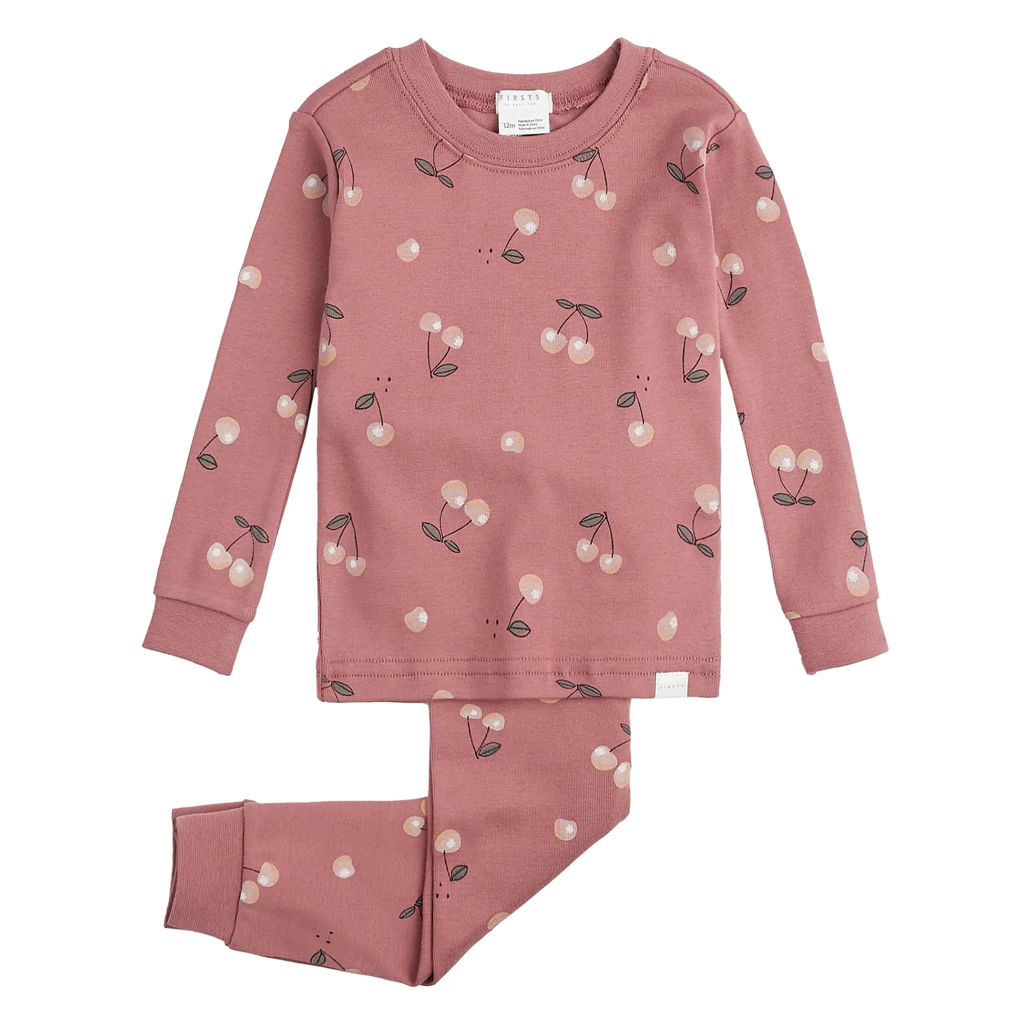 Firsts par Petit Lem Pyjama 2 Pièces Cerises 12-24mois