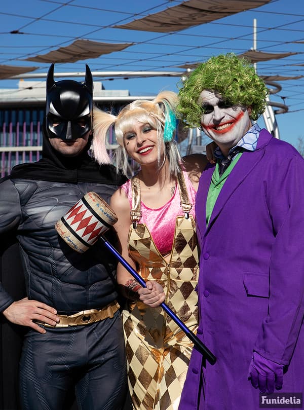Funidelia | Joker parykk - The Dark Knight OFFISIELL til mann ▶ Superhelt, DC Comics, Skurker, tilbehør til kostymer