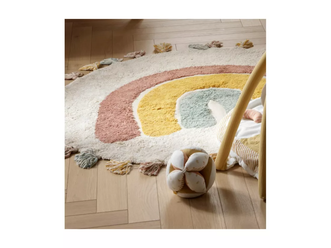Balle sensorielle en coton blanc