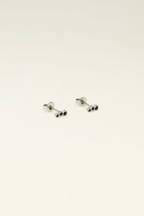 Universe studs met zwarte rondjes