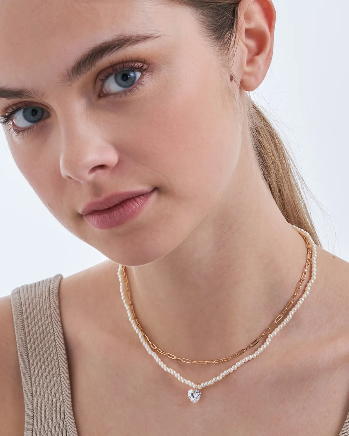 Layering Kette -  Loving Duo