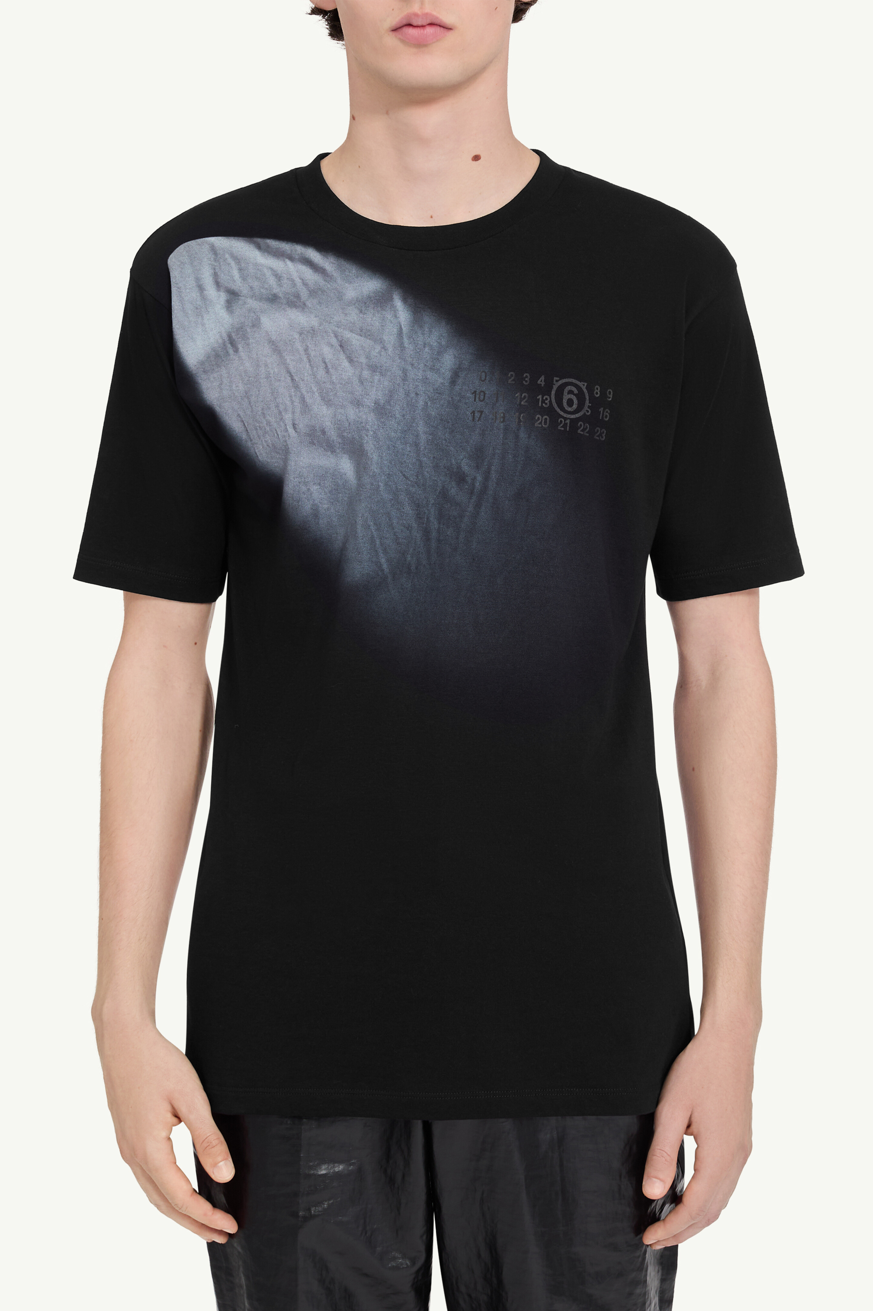 T-shirt projecteur en coton pour homme | MM6