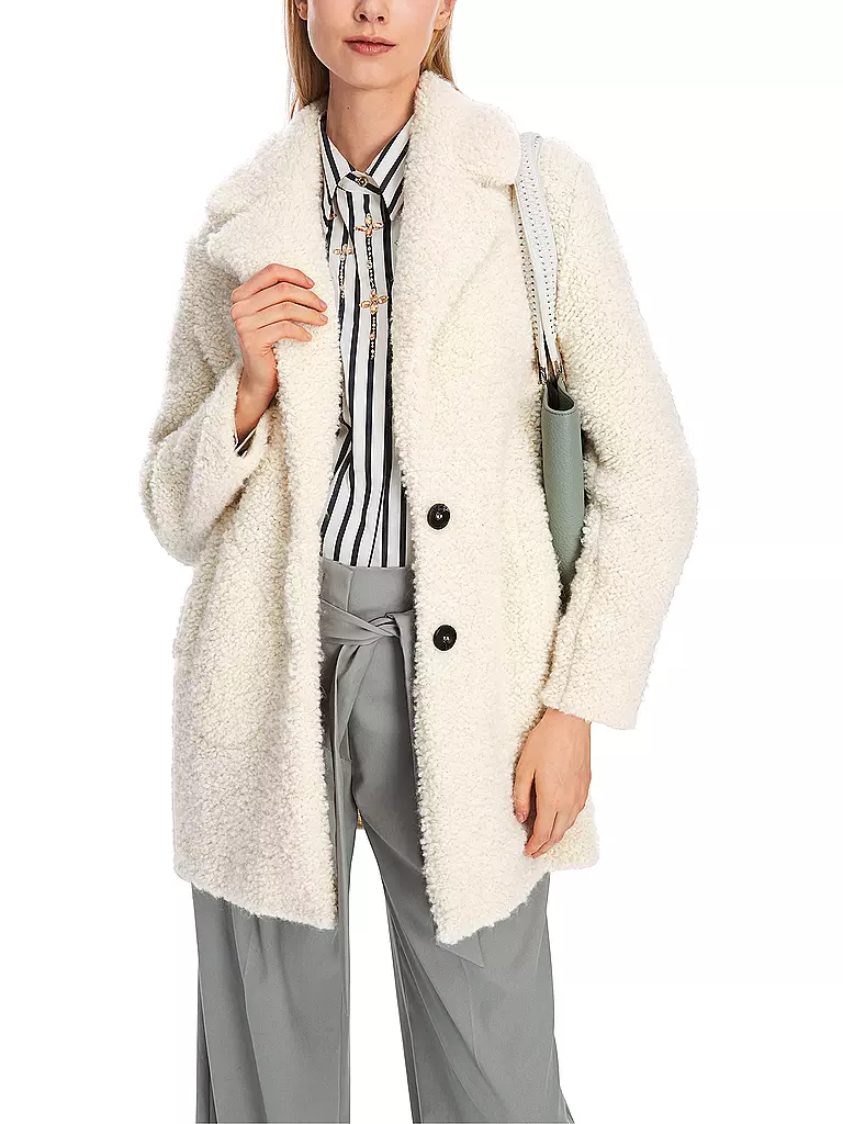 MARC CAIN Strickmantel beige