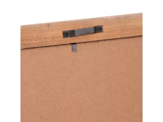 Cadre en bois et tissu