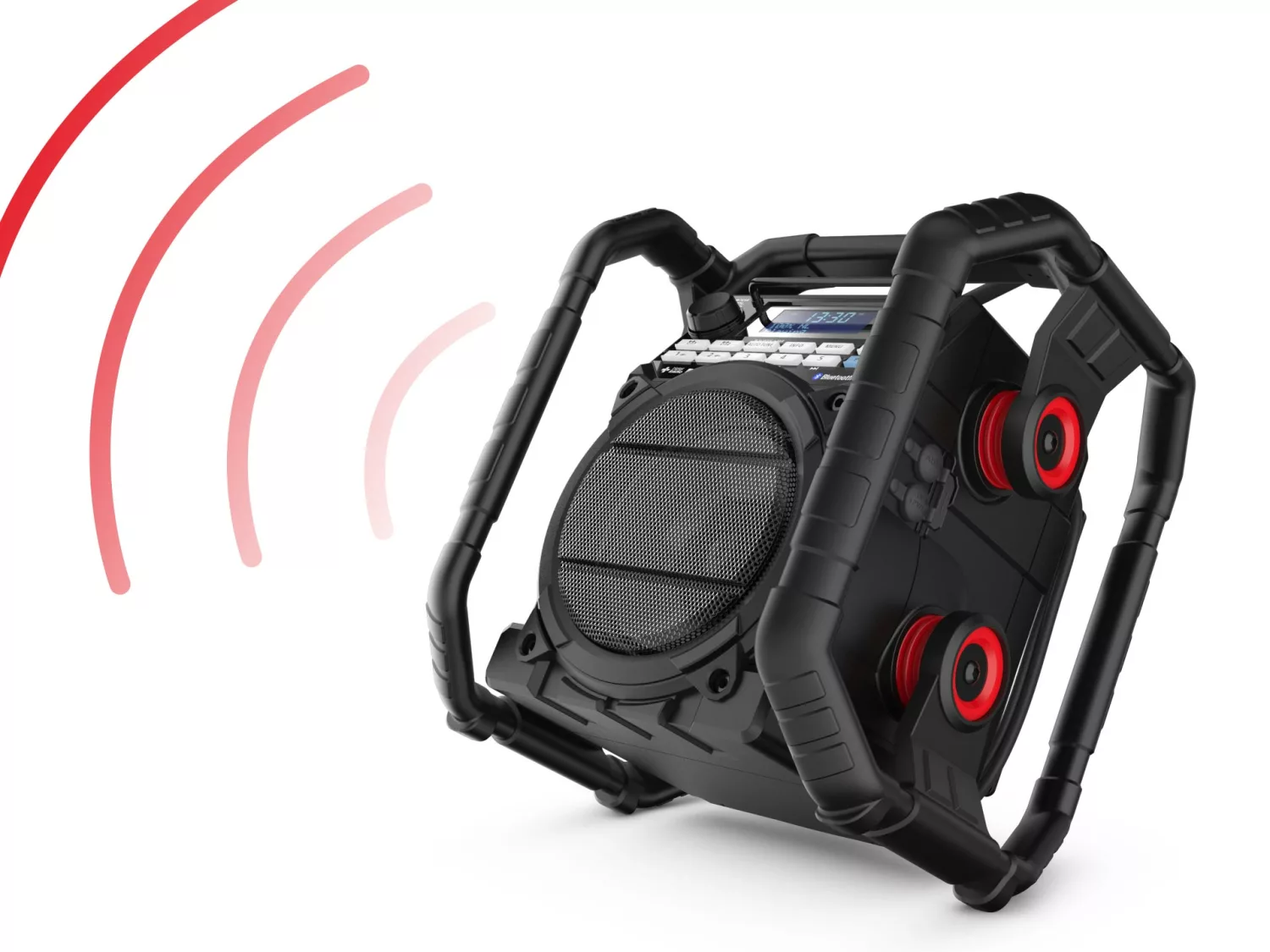 PerfectPro TP3 Bouwradio - FM RDS - DAB  - Bluetooth - aux in - werkt op stroom & batterij