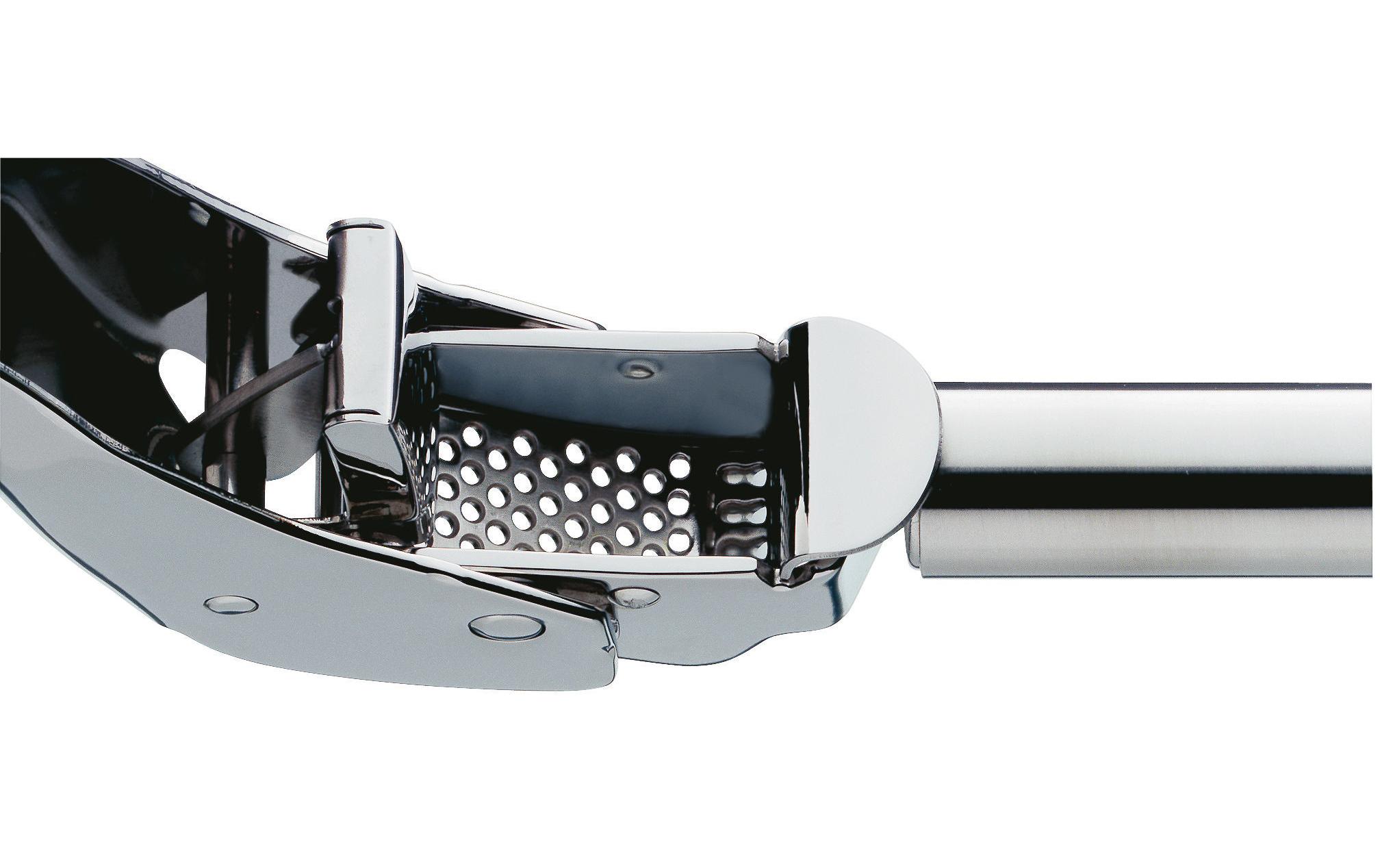 Knoblauchpresse Profi Plus SilberPresse für Knoblauch aus Edelstahl