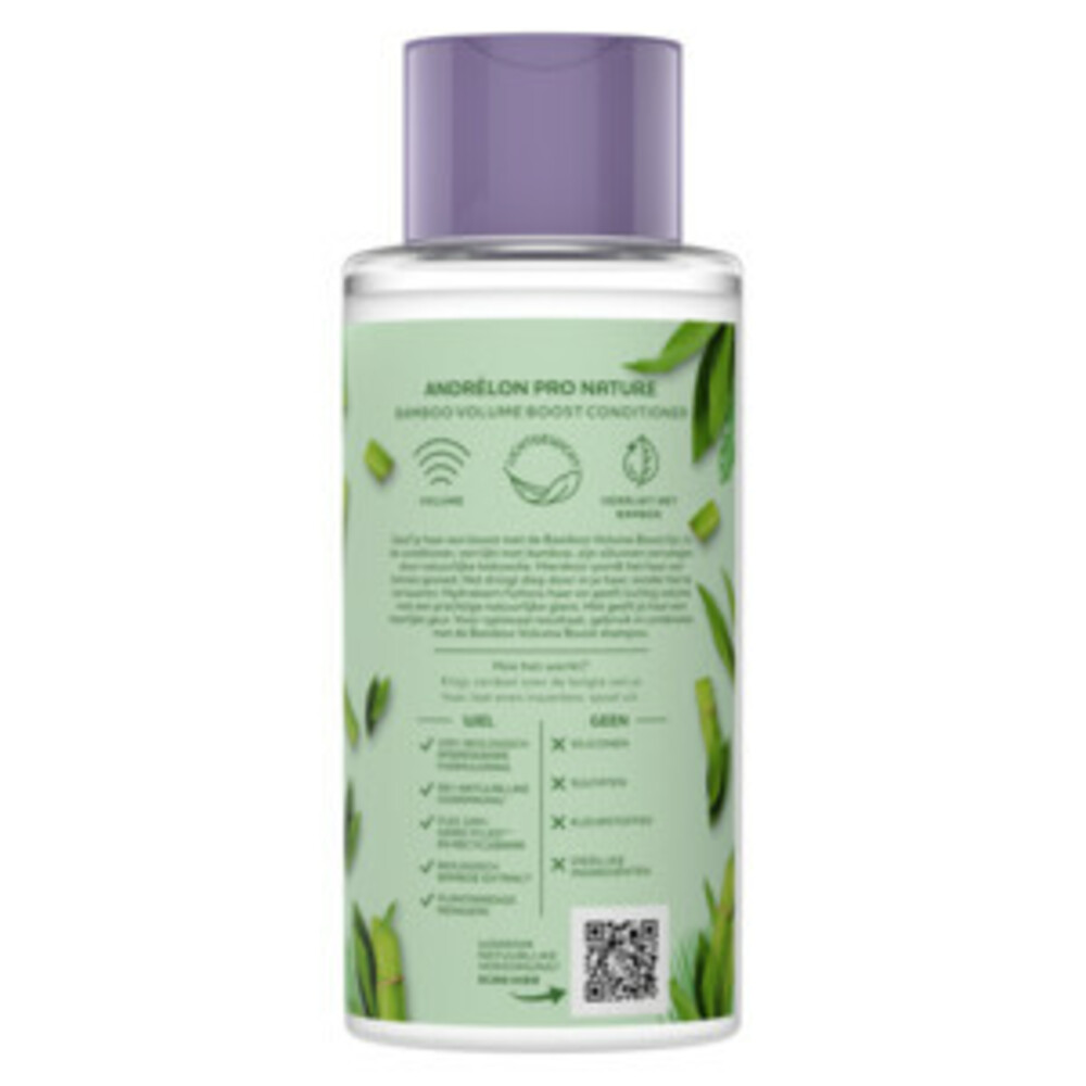 6x Andrelon Conditioner Bamboo Volume Boost400 ml