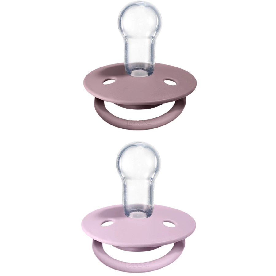 BIBS® Schnuller De Lux Dusky Lilac  Heather 0-36 Monate, 2 Stk.