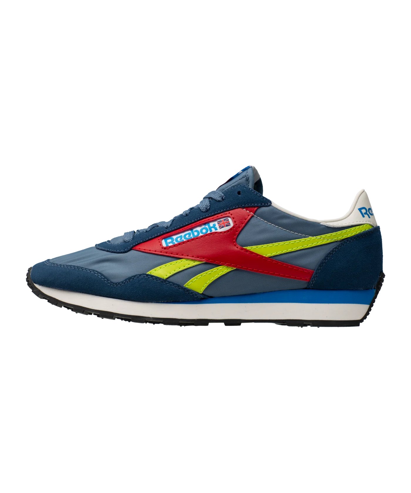 Reebok Aztec II Blau Rot Grün Weiss