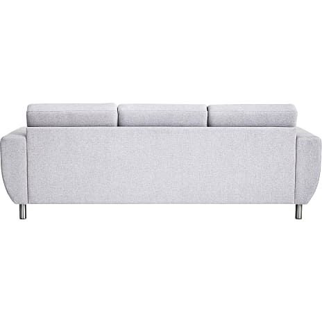 Rom Nordic vendbar sofa med chaiselong - lysegrå