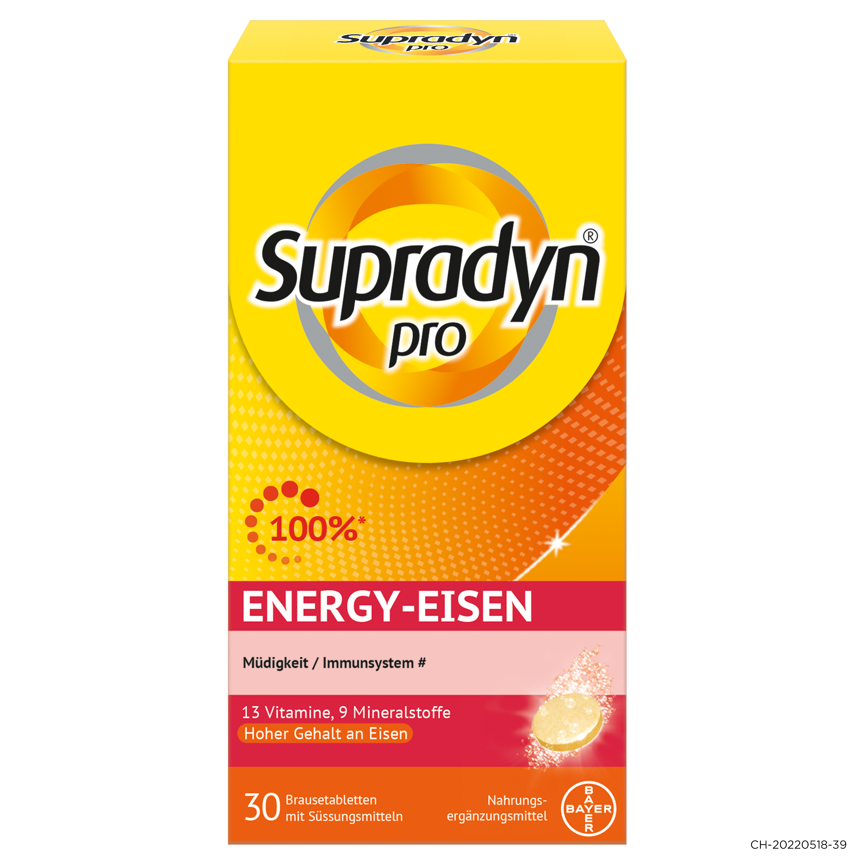 SUPRADYN PRO energy eisen Brausetabl Ds 30 Stk