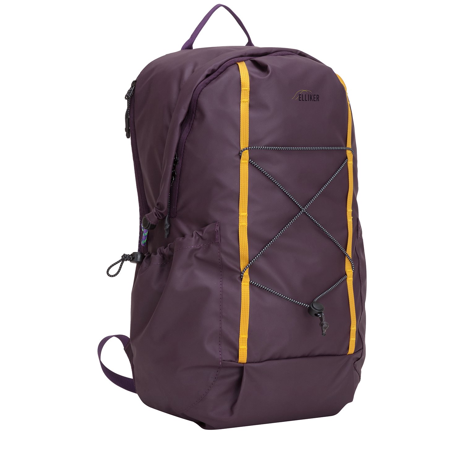 Elliker Kiln Hooded Zip Top Backpack 22L purple