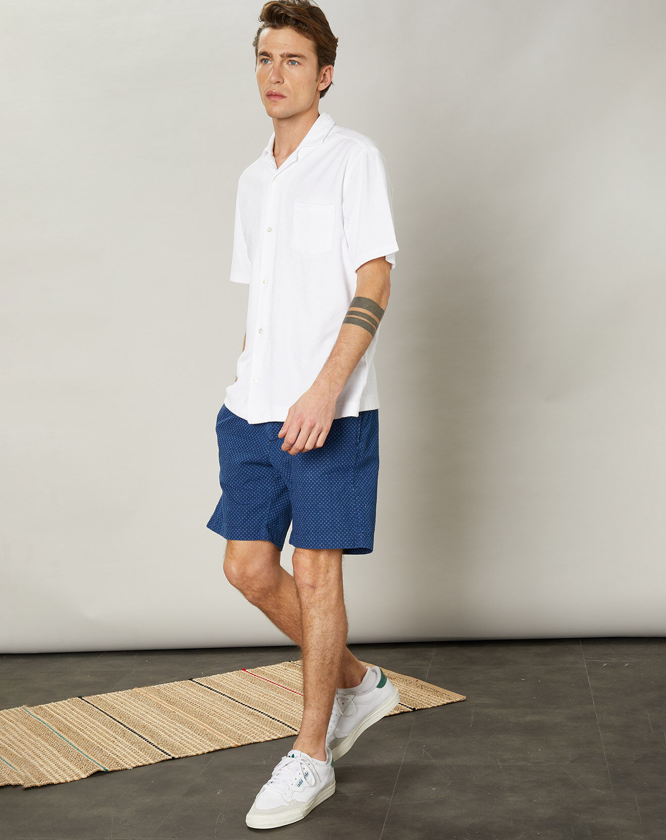 Hartford Polo chemise en Eponge blanc