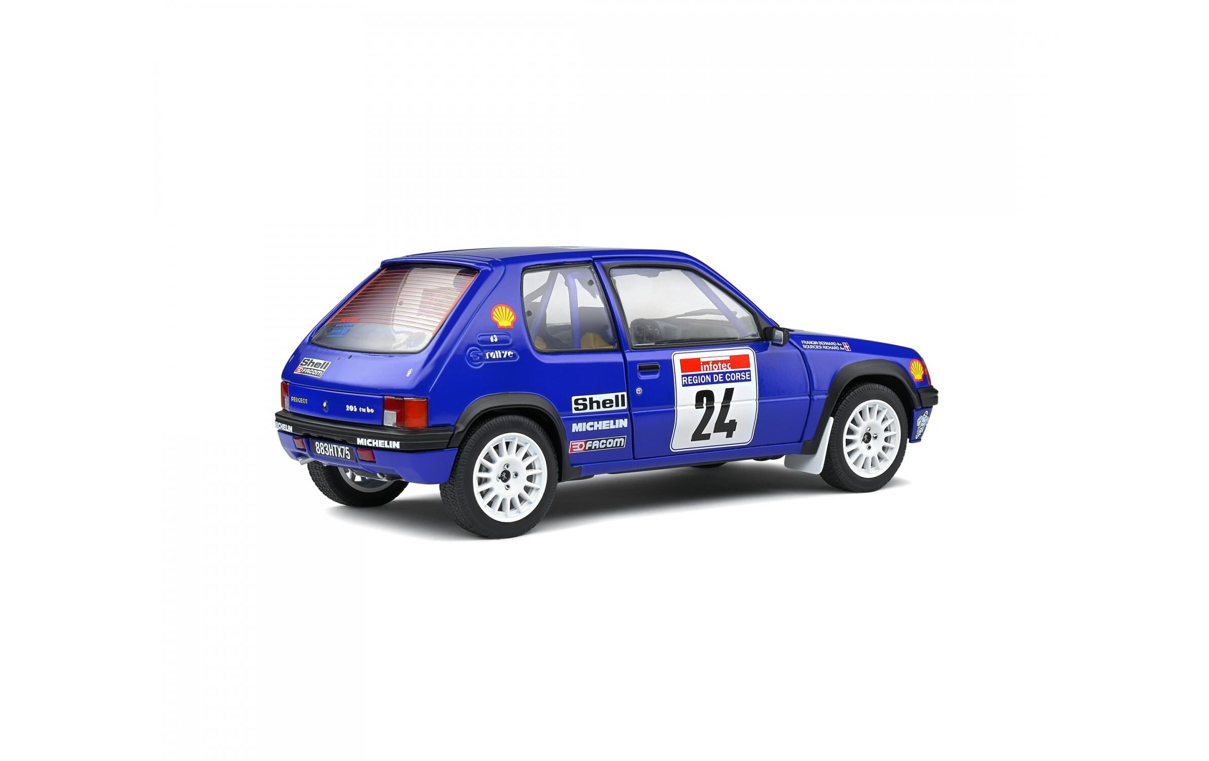 Rally Peugeot 205 #24 1:18Peugeot 205 Rallye Sammlermodell