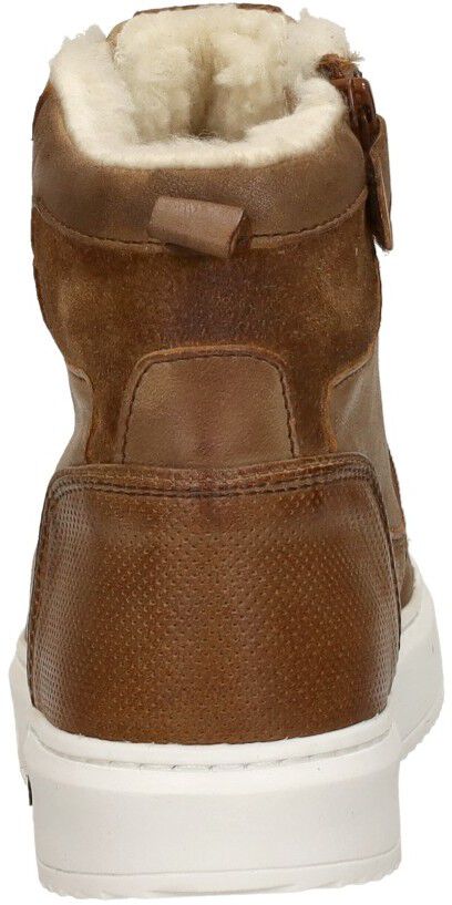 Sub55 Veterschoenen Hoog cognac